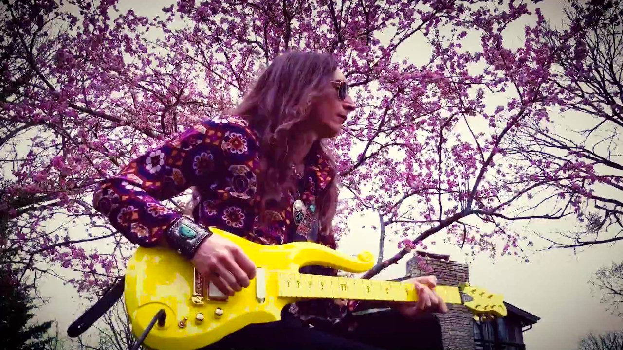 Песня облаков гитара. Гитара принца пурпурный дождь. Justin Johnson Guitar.
