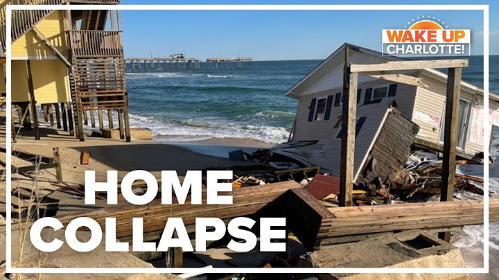 Beach erosion the cause of home collapse on the Outer Banks