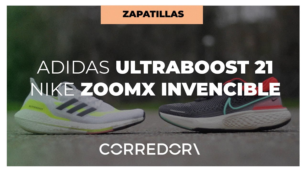 FALSO Adversario Árbol genealógico 👟 Adidas Ultraboost 21 vs Nike ZoomX Invincible 👟 | CORREDOR - YouTube