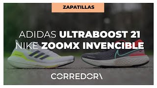 👟 Adidas Ultraboost 21 Nike ZoomX Invincible 👟 | CORREDOR - YouTube