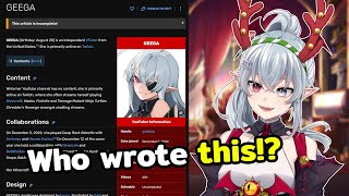 GEEGA reacts to her wiki page