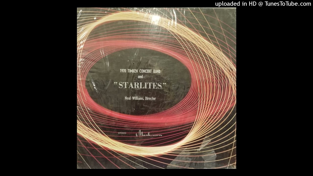 Timken Vocational High School Starlites - Portrait Of A Drummer | 1970 Avant Garde Jazz Custom Press