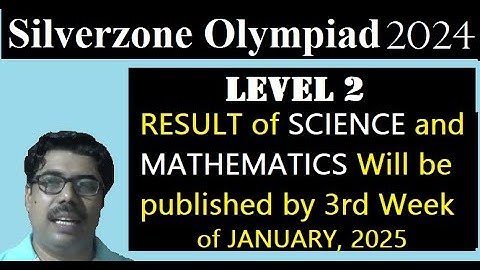 #SIO215, RESULT of iOS and iOM may be published By 3rd Week of January 2025, Silverzone Olympiads