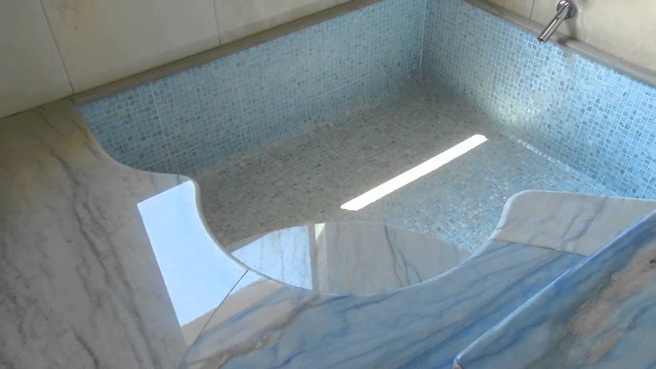 Rivestimento bagno in marmo rosa youtube Bagni rivestiti in marmo