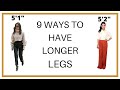 How to Look Taller Instantly- 9 Ways to Make Legs Look Longer