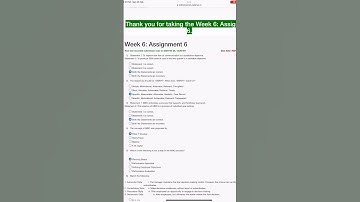 NPTEL week 6 assignment 6