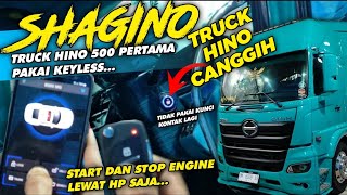 Modifikasi Canggih⁉️Nyalain Truck Viral Shagino Tam Cargo Bisa Lewat Hp
