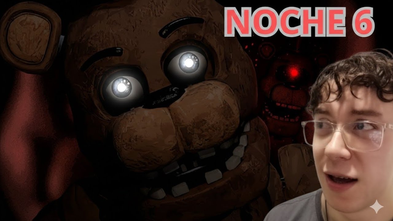 Intenté pasar 6 NOCHES en Five Nights at Freddy's 1 (CASI MUERO) 😨☠️