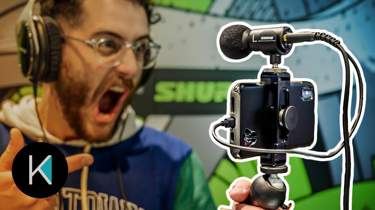 SHURE MV-88マイクlightning即発送V logyoutube撮影 HIGHEST QUALITY MIC FOR SMARTPHONES - Shure MV88+ Video Kit CES