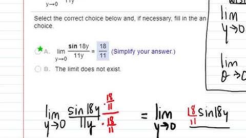 Find Limits using limit as x approaches 0 of sinx over x is 1: Example 1