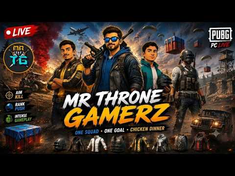 PUBG PC LIVE 🔥 Road to Chicken Dinner