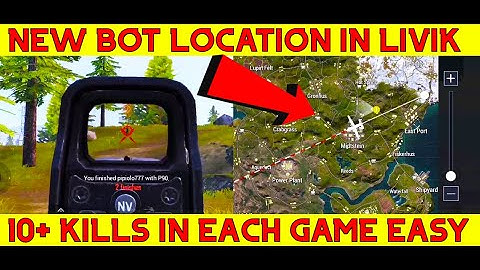 😱 10 Kills In Each Game🔥 New Secret Bot Location in Livik 🔥 How To Get Bots in BGMI