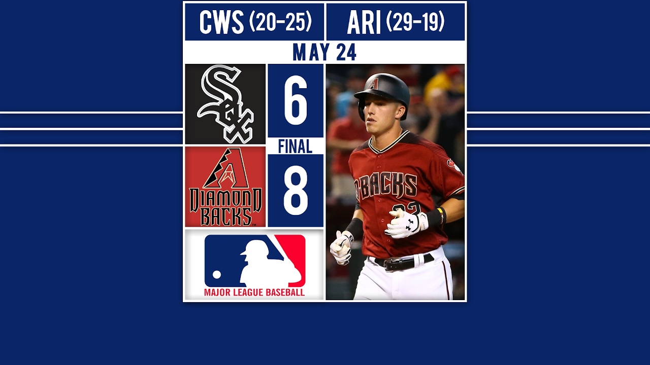 D-Backs Stop the White Sox - HIGHLIGHTS: The Diamondbacks beat the White Sox 8-6 on