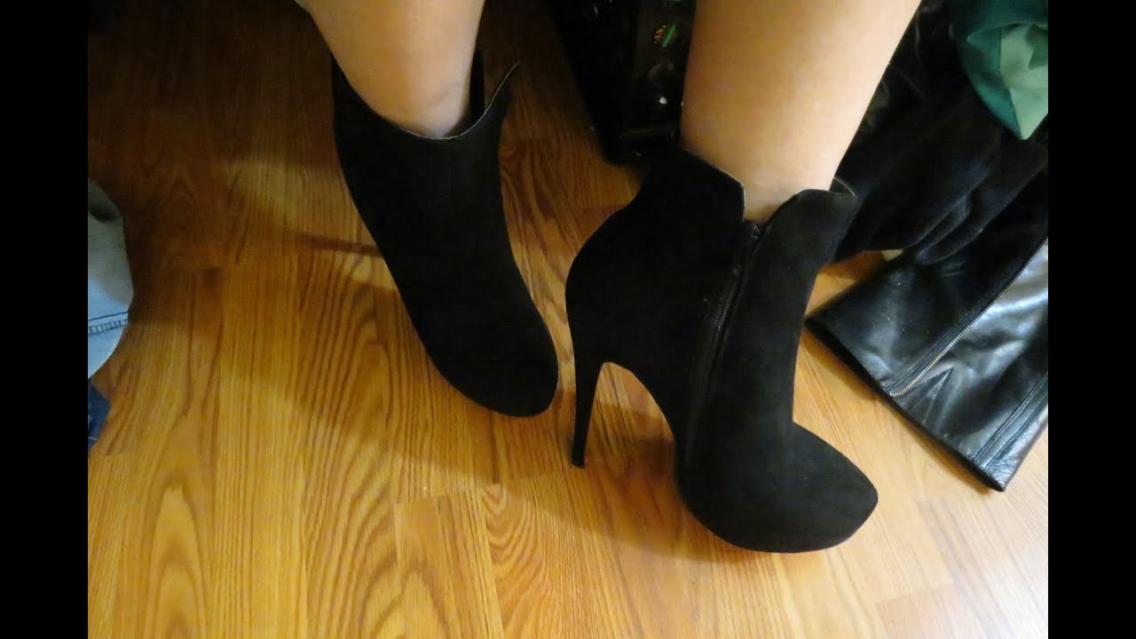 Fashion Review: Only Maker Black Bootie Boots Size 13