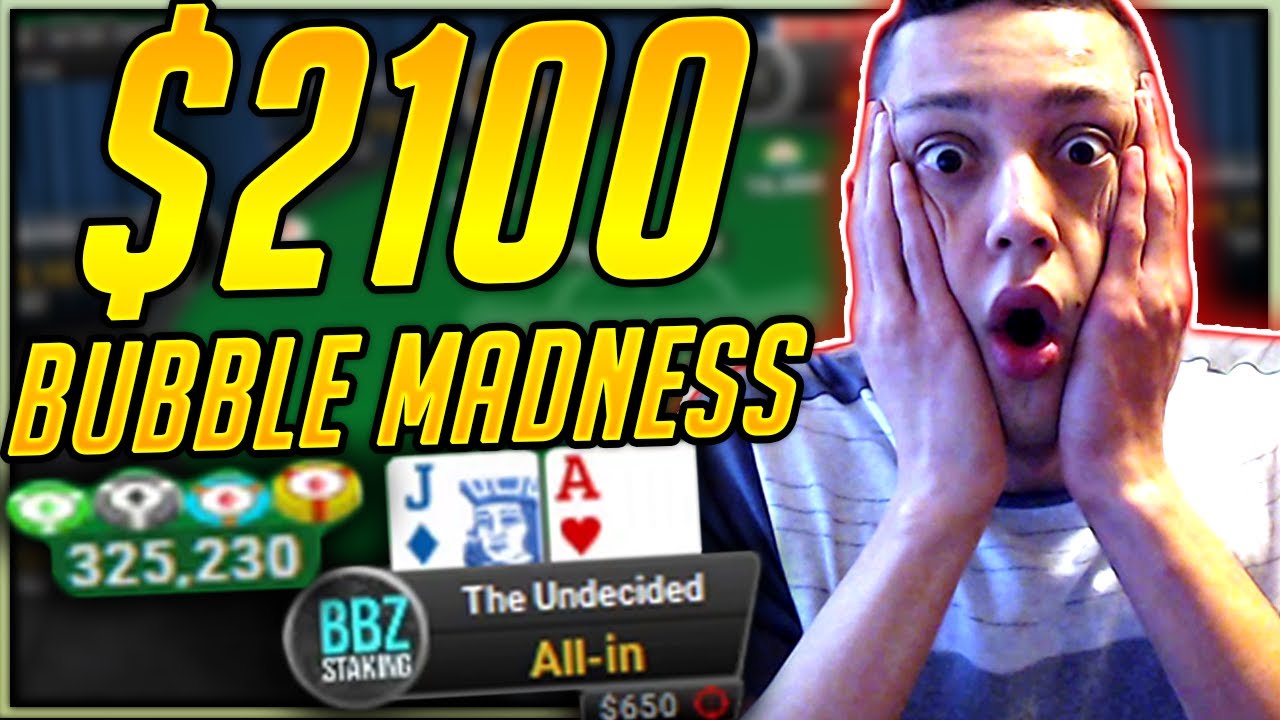 Can I Overcome This $2100 Final Table Bubble? (Twitch Poker Highlights ...