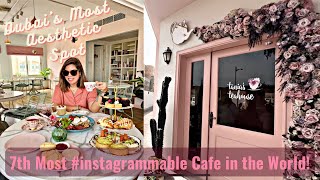 DUBAI'S MOST AESTHETIC SPOT AND 7TH MOST #INSTAGRAMMABLE CAFE IN THE WORLD | Tania's Teahouse by Catlea Vlogs 620 views 1 year ago 7 minutes, 7 seconds