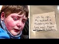9-Year-Old Boy Gives Police Officer A Secret Note – Cop Reads It And Jumps Out Of His Chair In Shock