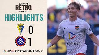 Cádiz Cf 0 - 1 Fc Andorra Resumen Laliga Hypermotion