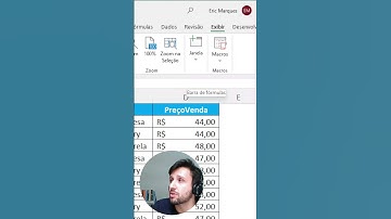 Como congelar o cabeçalho da tabela | Dicas de Excel #SHORTS