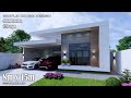 House Design | Simple House Design | 8m x 15m with 4 Bedrooms