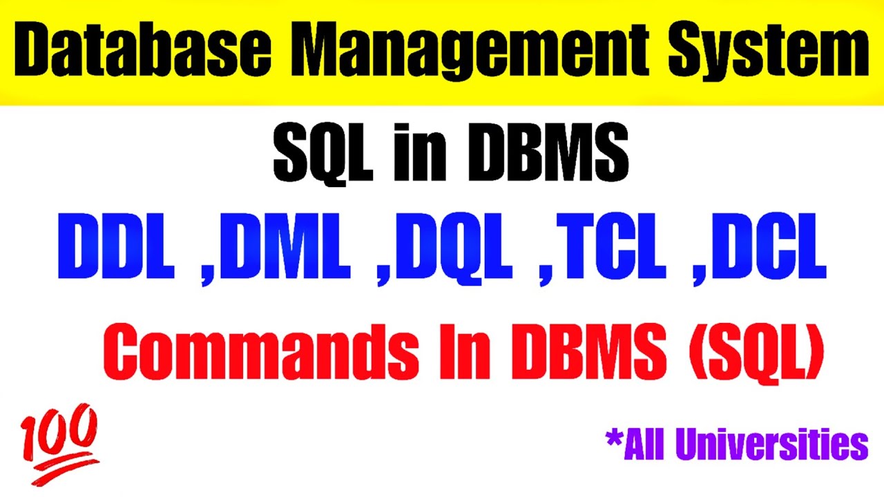 DBMS Important Questions | DBMS PYQ's | DBMS Gate Smashers Video | DBMS One Shot | DBMS One Shot