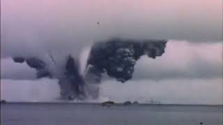 Huge non-nuclear explosion in Kamikaze attack on USS John Burke