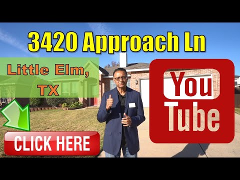 3420 Approach Ln, Little Elm, TX home video tour
