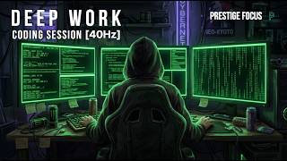 40Hz DEEP WORK CODING SESSION 💻 Gamma Brain Waves Cyberpunk Ambient for Programming (2 Hours) Net Worth