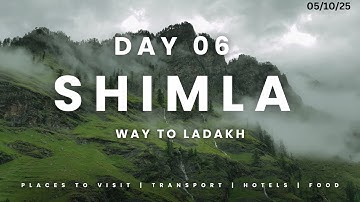 (Hyd) Shimla Explore Day 06 of Ladakh Roadtrip #lehladakhtourism #travel #ladakhroadtrip  #goprohero