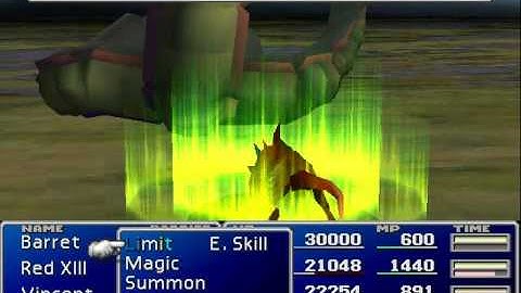 Final Fantasy VII: Semi-obscene glitch ;-)