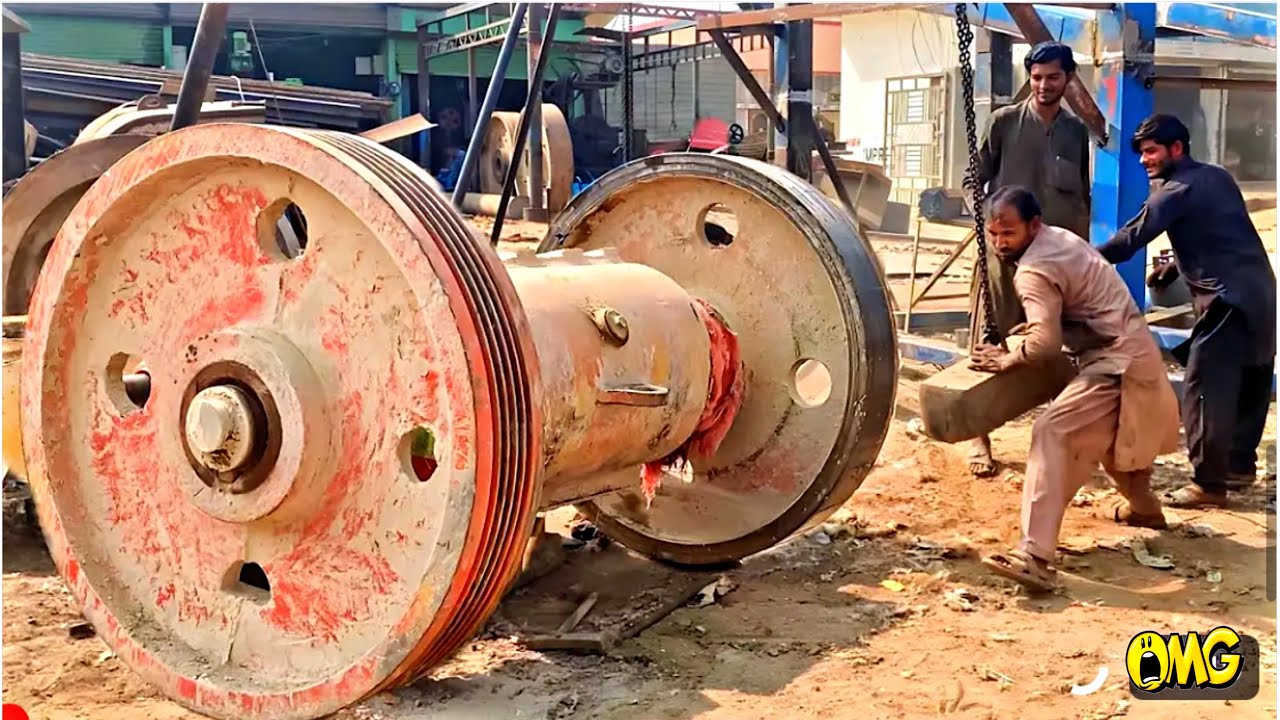 Jaw Crusher Hammer crush plant Machine Bearing Replacement processes