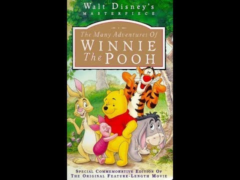 the many adventures of winnie the pooh 1996 vhs