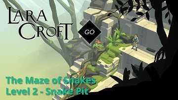 Lara Croft GO - Maze of Snakes 2 - Snake Pit Walkthrough