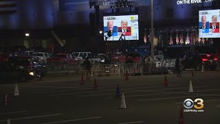 Joe Biden Watching Election Results In Wilmington
