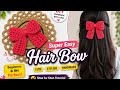 Super easy hair bow tutorial 🎀 | Beginners ke liye perfect DIY”#CrochetHairBow #crochetDIY#crochet 