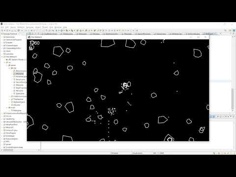 [2D Java Arcade Series] A Replica of Asteroids 1979