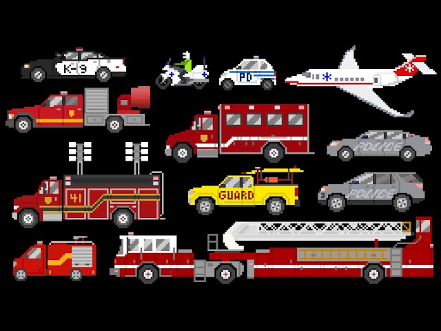 Emergency Vehicles 6 - The Kids' Picture Show - Videos For Kids