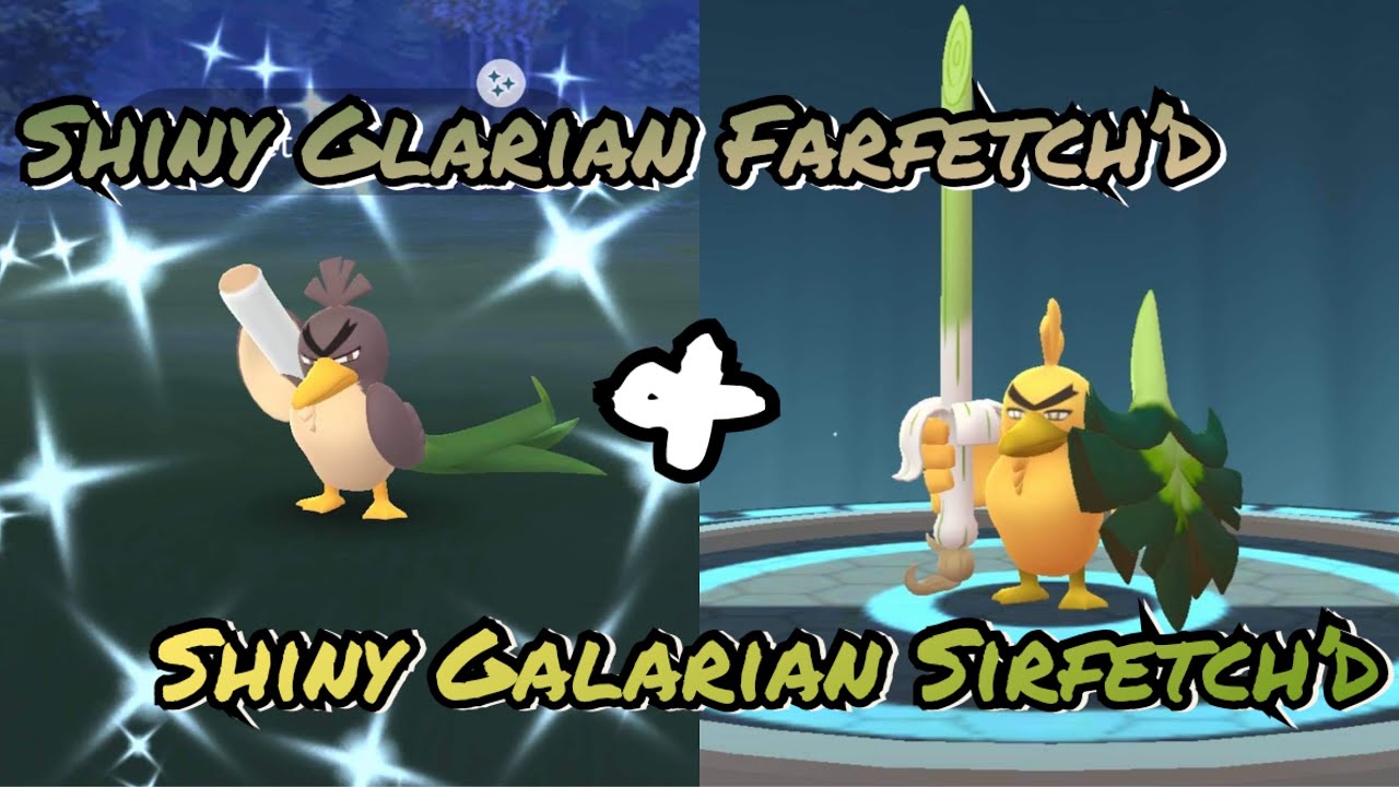 Pokemon 18083 Shiny Galarian Farfetchd Pokedex: Evolution, Moves