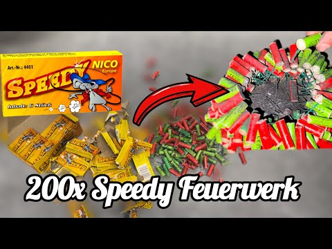 200x Speedy Feuerwerk aufeinmal zünden🧨😍🎆