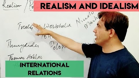 Realism and Idealism in International Relations || Theories in IR || By Muhammad Akram
