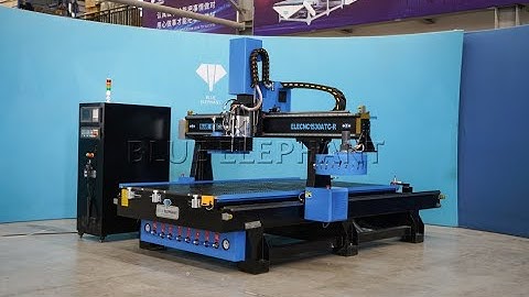 Blue Elephant ELE1530 ATC with Caxis and HSD aggregate head machine working video