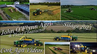 Silage 2023 - John O'Flynn Agri & Plant Contractor | John Deere 9900i, 9700i, 8800i, Big M 450 LH120