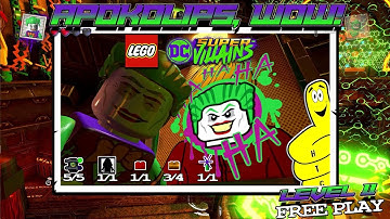 Lego DC Super-Villains: Level 11 / Apokolips, Wow! FREE PLAY (All Collectibles) - HTG