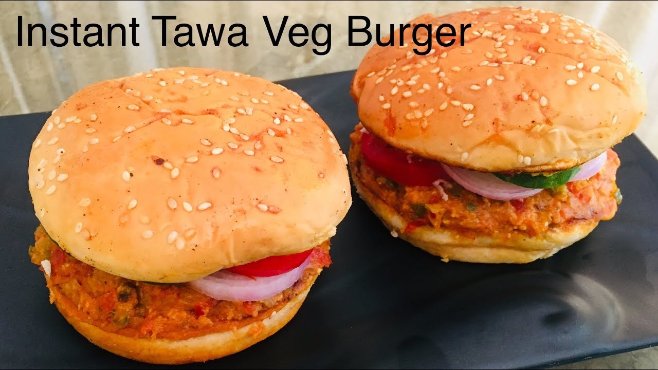 तवे पर इस नये तरीके से बर्गर बनायेंगे तो सब उंगलिआं चाटते रह जायेंगे |Spicy Tawa Veg Burger Recipe | Anyone Can Cook with Dr.Alisha