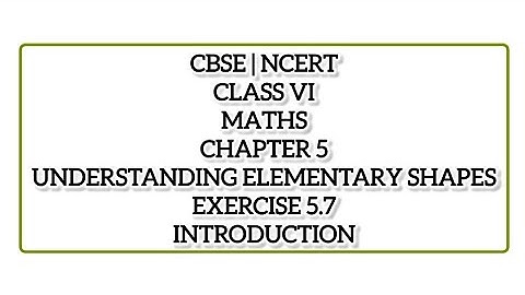 cbse ncert class 6 maths exercise 5.7 introduction | chapter 5 intro part 6