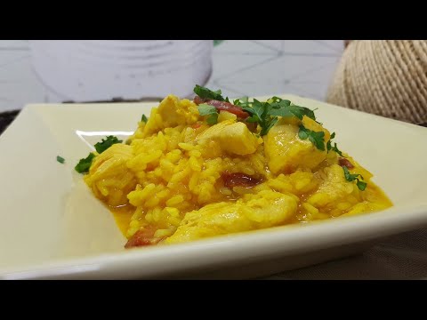 Arroz de frango e açafrão - bimby