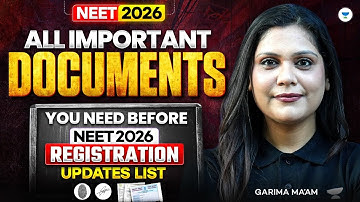 All Important documents you need before NEET 2026 Registration | Garima Goel Mam