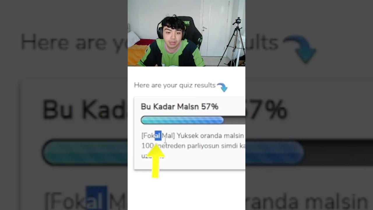 NE KADAR M*LSIN TESTİ ÇÖZDÜM!