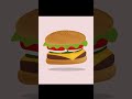 Hamburger Vector Art in Adobe Illustrator #shorts