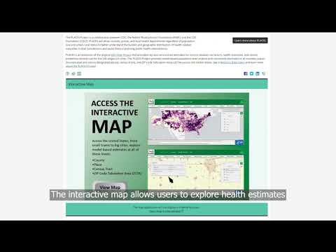 How to use CDC PLACES